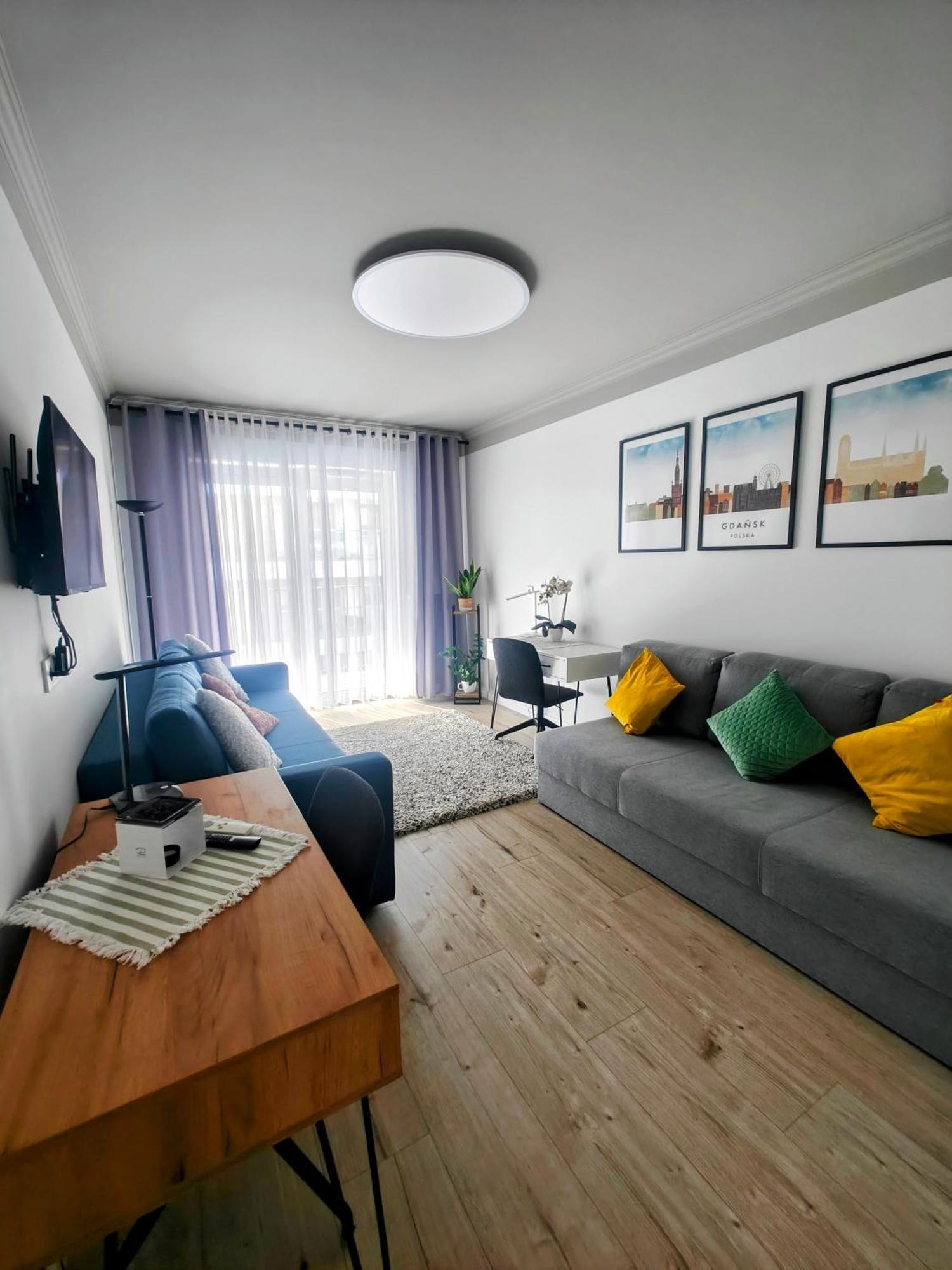 Kolorowa Perspektywa Apartment กดัญสก์ ภายนอก รูปภาพ